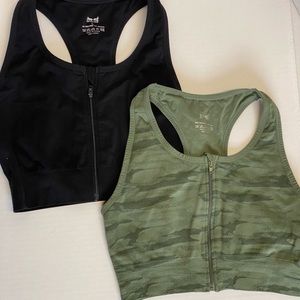 Pro-Fit seamless sports bra bundle sz L